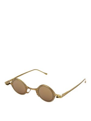 RIGARDS: sunglasses - Gold-tone copper sunglasses