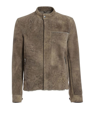 Roberto Cavalli: leather jacket - Shearling jacket