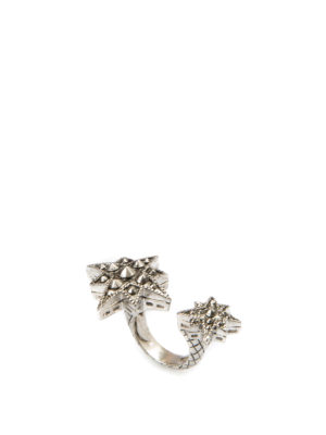 ROBERTO CAVALLI: Rings - Double star ring