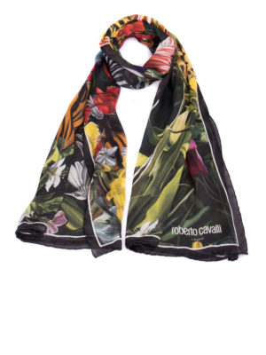 ROBERTO CAVALLI: Bufandas y pañuelos - Bufanda - Multicolor