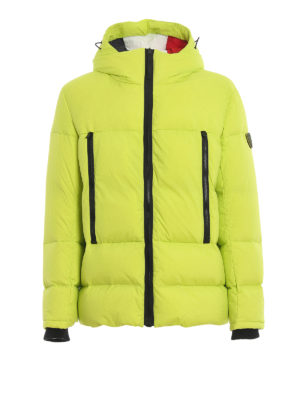 ROSSIGNOL: padded jackets - Abscisse neon yellow puffer jacket