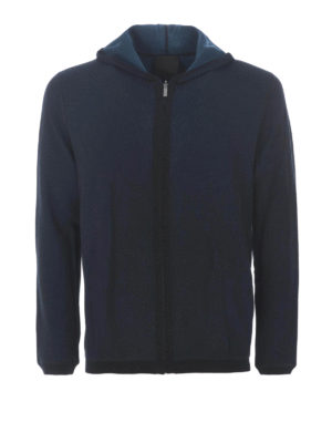 RRD: cardigan - Cardigan reversibile in cotone con cappuccio