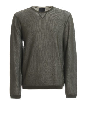 RRD: maglia collo rotondo - Girocollo reversibile in cotone