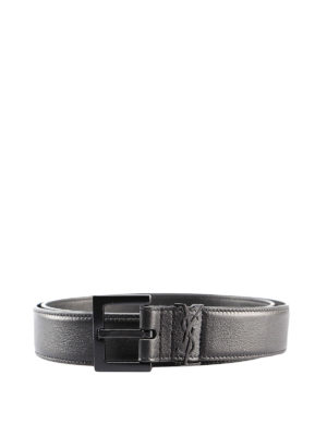 SAINT LAURENT: cinture - Cintura Monogram