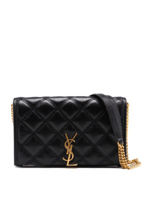 SAINT LAURENT: Umhängetaschen - Umhängetasche - Schwarz