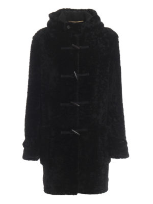 SAINT LAURENT: Pellicce e montoni - Montgomery in montone con cappuccio