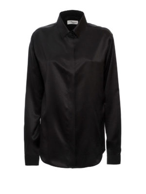 SAINT LAURENT: Hemden - Hemd - Schwarz
