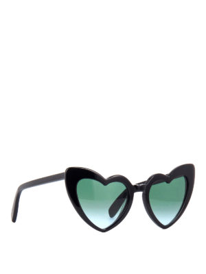 SAINT LAURENT: sunglasses - Loulou heart shaped sunglasses