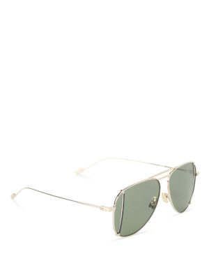 Saint Laurent: sunglasses - Ultralight gold aviator sunglasses