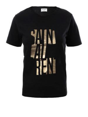 SAINT LAURENT: t-shirt - T-shirt Saint Laurent Poster