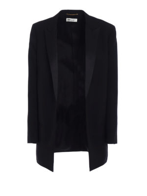 SAINT LAURENT: giacche sartoriali - Tuxedo mono petto boyfriend fit