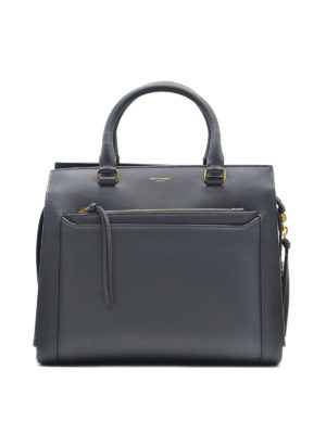 SAINT LAURENT: Handtaschen - Shopper - Grau