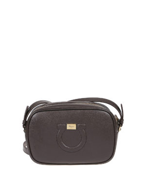 SALVATORE FERRAGAMO: cross body bags - City leather small camera bag