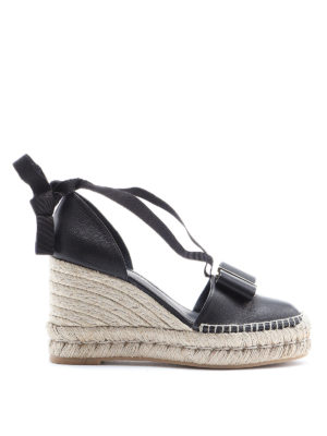 SALVATORE FERRAGAMO: espadrilles - Geranio wedge espadrilles
