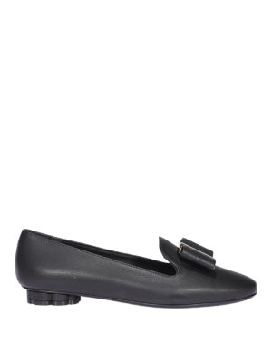 SALVATORE FERRAGAMO: Loafers & Slippers - Flower heeled slippers