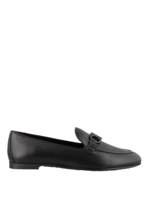 SALVATORE FERRAGAMO: Loafers & Slippers - Gancini leather loafers