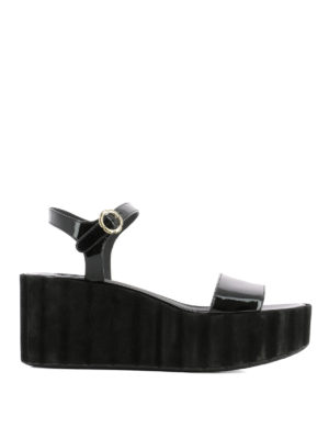 SALVATORE FERRAGAMO: sandali - Sandali Tropea in vernice