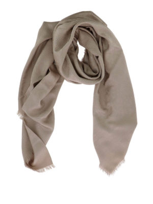 SALVATORE FERRAGAMO: scarves - Gancini silk blend scarf