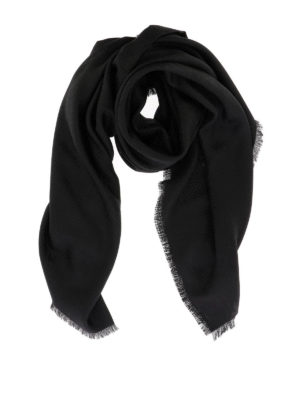 SALVATORE FERRAGAMO: scarves - Gancini silk blend scarf