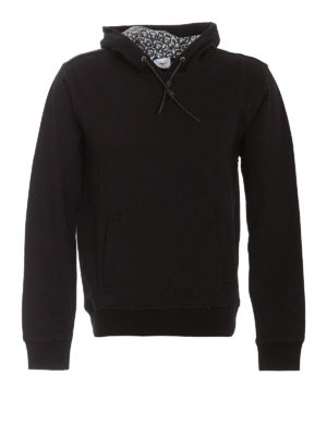 SALVATORE FERRAGAMO: Sweatshirts & Sweaters - Gancini printed hood sweatshirt