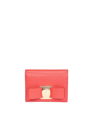 SALVATORE FERRAGAMO: Portefeuilles - Portefeuilles - Corail