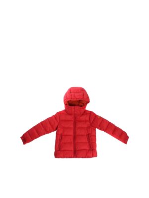 Save The Duck: casual jackets - Plumtech red padded jacket