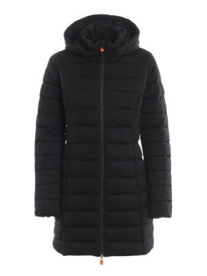 Save The Duck: padded coats - Black water resistant opaque padded coat