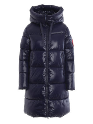 Save The Duck: padded coats - Maxi logo patch padded coat