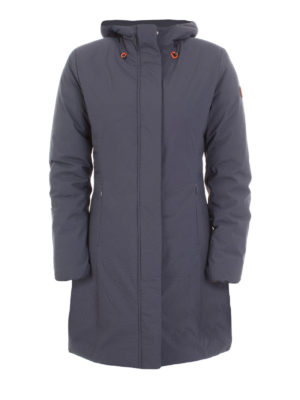 Save The Duck: Lange Daunenmäntel - Daunenmantel - Blau