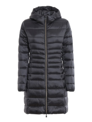 Save The Duck: Lange Daunenmäntel - Daunenmantel - Grau