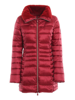 Save The Duck: Lange Daunenmäntel - Daunenmantel - Rot