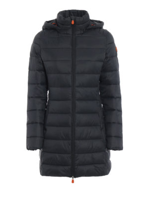 Save The Duck: cappotti imbottiti - Piumino lungo ultraleggero con cappuccio