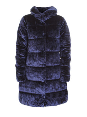 Save The Duck: Lange Daunenmäntel - Daunenmantel - Blau