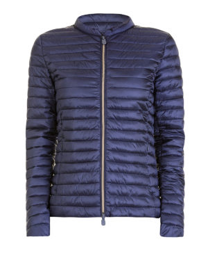 Save The Duck: giacche imbottite - Giacca ultraleggera in nylon blu