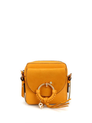 SEE BY CHLOE': borse a tracolla - Borsa Joan in pelle a grana arancione