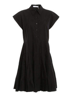 SEE BY CHLOE': Vestidos media pierna - Vestido Midi - Negro