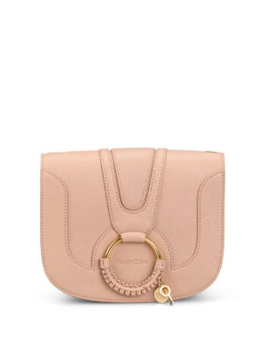 SEE BY CHLOE': borse a spalla - Borsa Hana in pelle rosa chiaro
