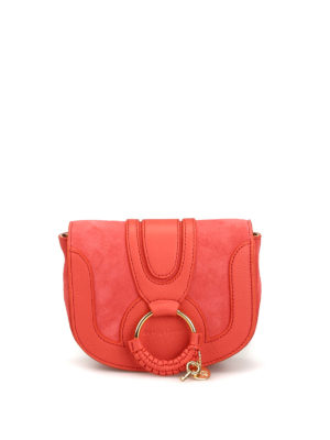 SEE BY CHLOE': borse a spalla - Borsa mini Hana in pelle rossa
