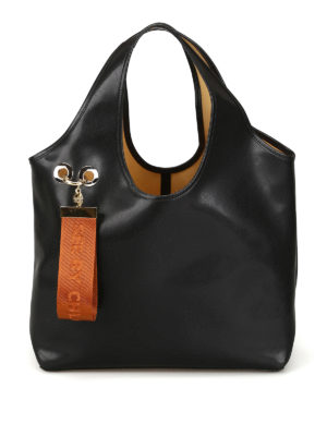 SEE BY CHLOE': shopper - Borsa shopper Jay in pelle nera