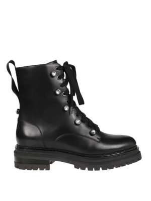 SERGIO ROSSI: tronchetti - Anfibi Biker Moon