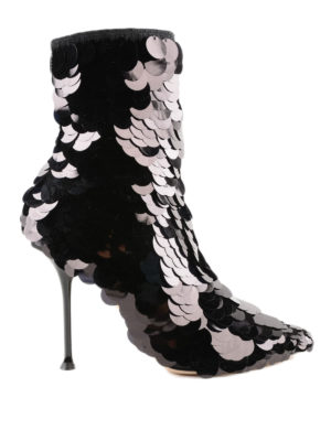 SERGIO ROSSI: tronchetti - Tronchetti Sr Milano con maxi paillettes