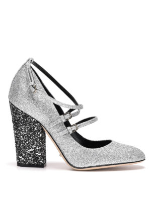 SERGIO ROSSI: scarpe décolleté - Décolleté glitterate Betty