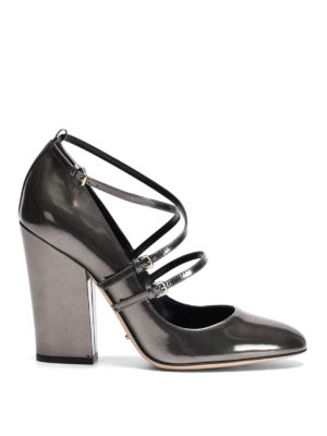 SERGIO ROSSI: scarpe décolleté - Décolleté in pelle specchiata