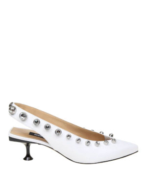 SERGIO ROSSI: scarpe décolleté - Slingback Sr Milano bianche