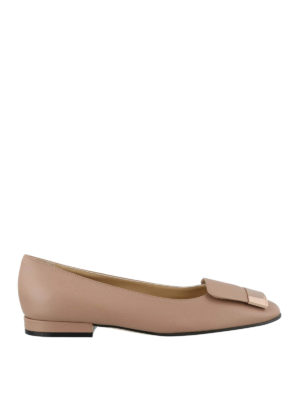 SERGIO ROSSI: ballerine - Ballerine Sr1 in nappa luminosa