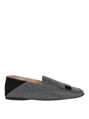 SERGIO ROSSI: Loafers & Slippers - Sr1 lurex loafers