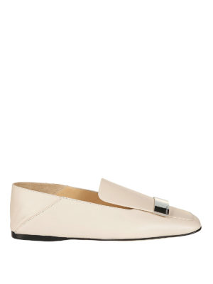 SERGIO ROSSI: Mocassini e slippers - Slipper sr1 in nappa neutral