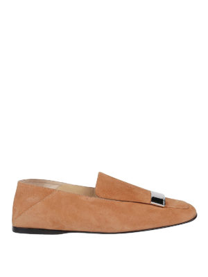 SERGIO ROSSI: Loafers & Slippers - Sr1 suede loafers