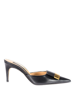 SERGIO ROSSI: sabot - Sabot sr1 nere in pelle