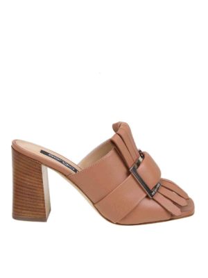 SERGIO ROSSI: sandals - Sandals SR Prince in tan leather